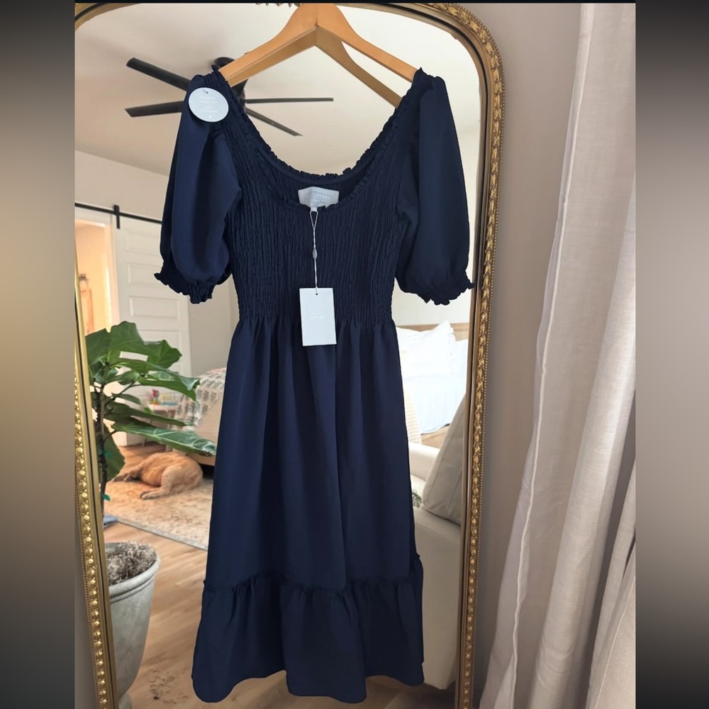 Hill House Home Louisa Navy Nap Dress - Picture 2 of 2